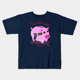 Evil Piggybank Kids T-Shirt